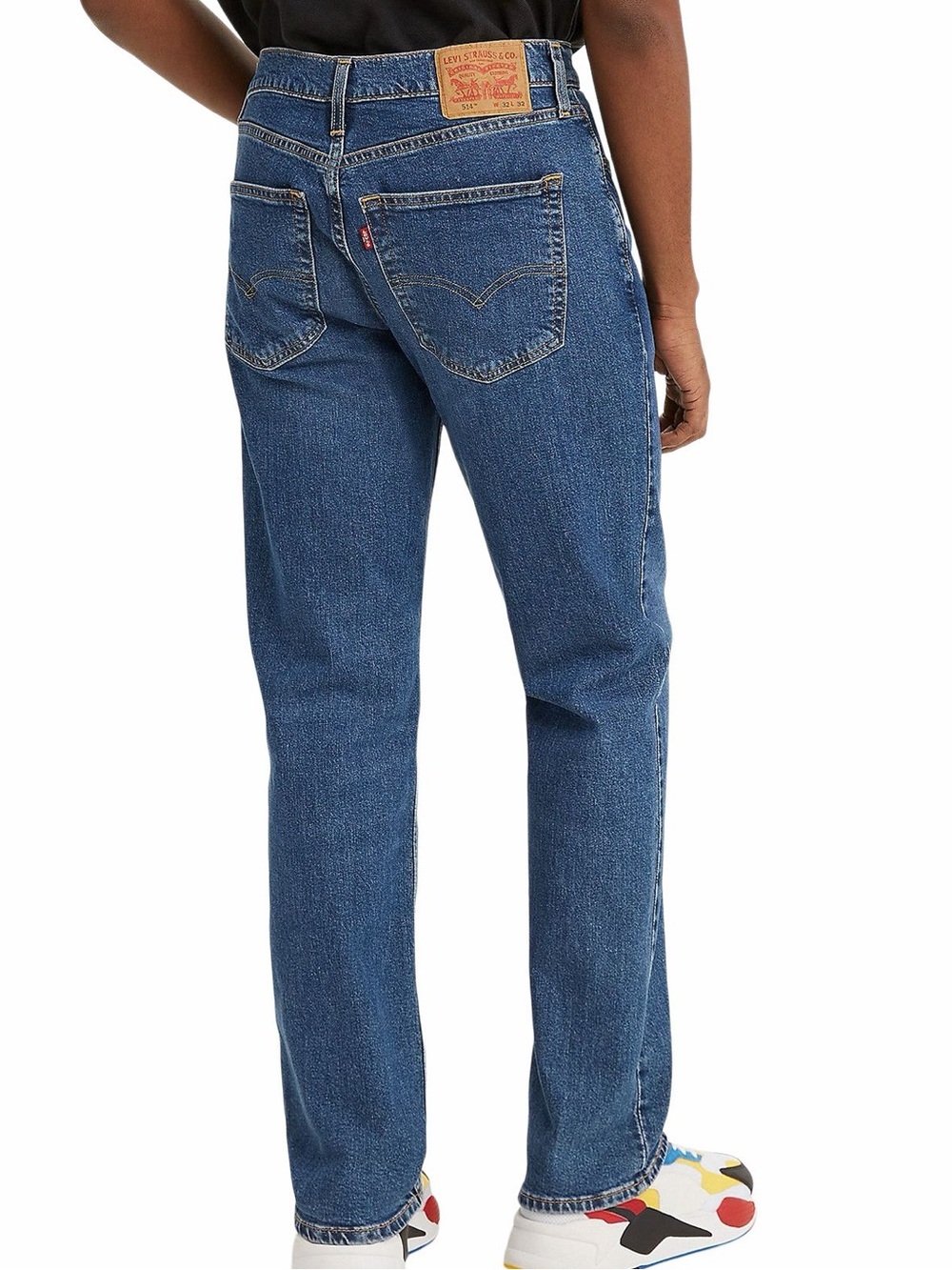 Levi’s 514 Straight Fit Jeans W30 L32 Mens Medium Wash Blue Denim Classic Casual